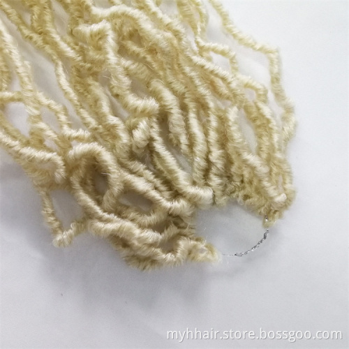 18-36 inch 20 roots/pack,Afro Locs twist Ombre Synthetic Braiding Hair extensions Blonde Long  New Locs Crochet Braid hair